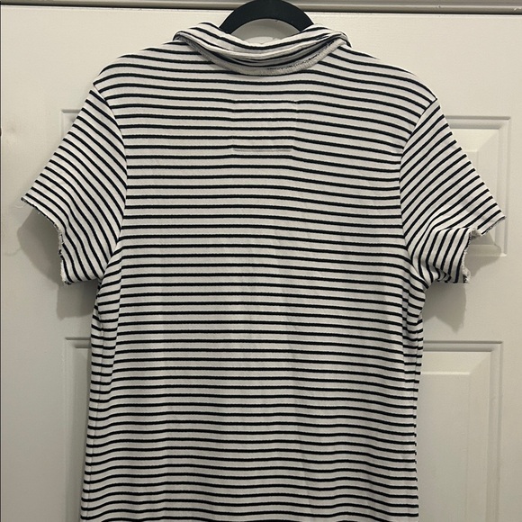 Frank & Eileen LAUREN Polo Dress Heritage Jersey Size: M FRENCH STRIPES - Picture 7 of 8